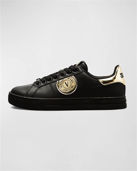 versace jeans couture court 88 v-emblem sneakers|V.